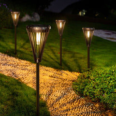 Sunny Energy Solution Solar Garden Light with amazing warm yellow light - HM029