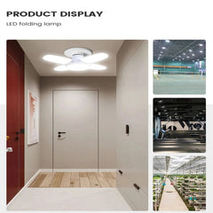 Sunny Energy Solution Remote Control Fan Foldable Led Light Bulb -White Light