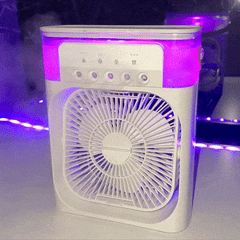 Sunny Energy Solution PORTABLE AIR CONDITIONER with DC FAN 🌬️💧— Creates a refreshing mist and doubles as a humidifier, keeping your environment cool and comfortable wherever you go.