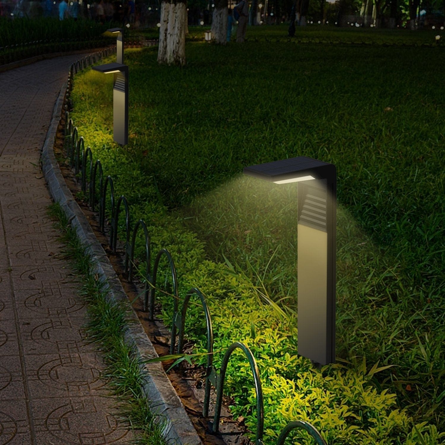 Sunny Energy Solution Premium Outdoor Solar Garden Lights - White Light