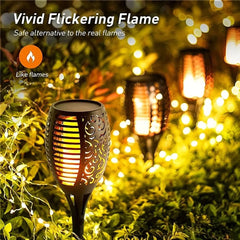 Sunny Energy Solution Solar Fire Light with flame effect for your Garden night view - HM823