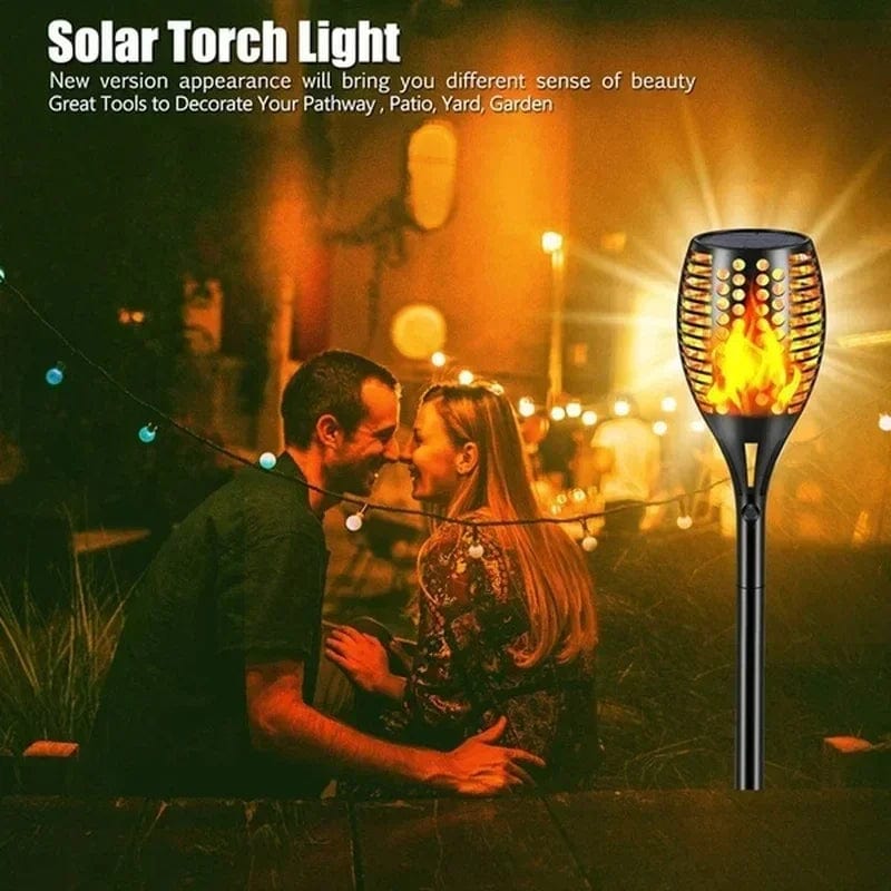 Sunny Energy Solution Solar Fire Light with flame effect for your Garden night view - HM823