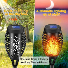 Sunny Energy Solution Solar Fire Light with flame effect for your Garden night view - HM823