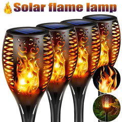 Sunny Energy Solution Solar Fire Light with flame effect for your Garden night view - HM823