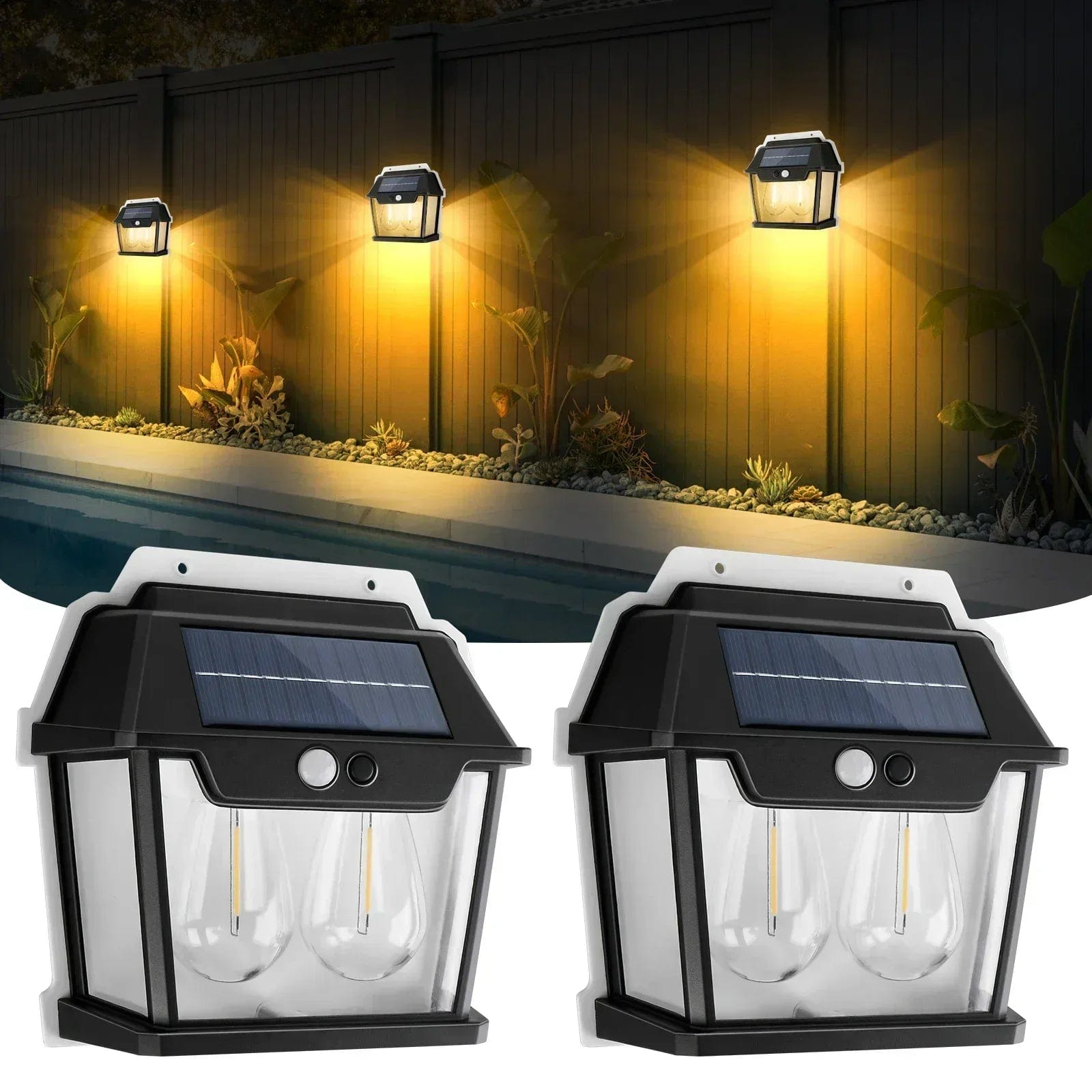 Sunny Energy Solution Solar Wall Lights (Double with sensor)