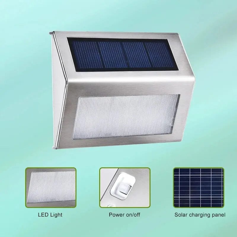 Sunny Energy Solution Premium Solar Step and Wall Lights -HM-0405