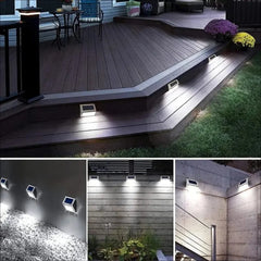 Sunny Energy Solution Solar Step and Wall Light- HM-SL3-9LED