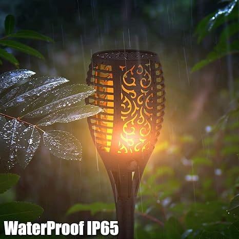 Sunny Energy Solution Solar Fire Light with flame effect for your Garden night view - HM823