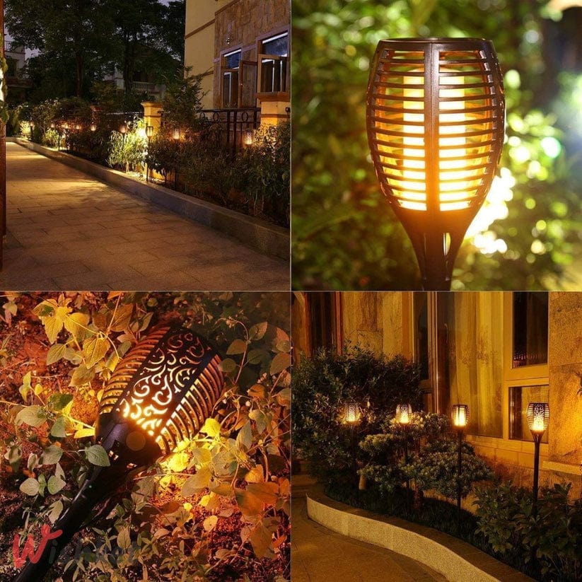 Sunny Energy Solution Solar Fire Light with flame effect for your Garden night view - HM823