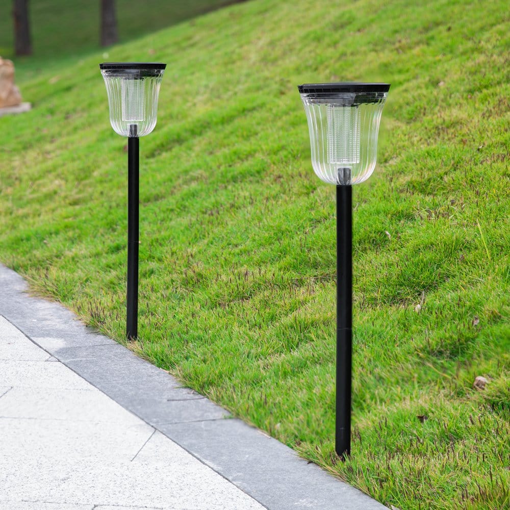 Sunny Energy Solution Solar-Powered Cone-Shaped Lights HM701