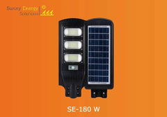 Sunny Energy Solution Solar Street Light 180W with 3 Heads for Brilliant Outdoor Illumination