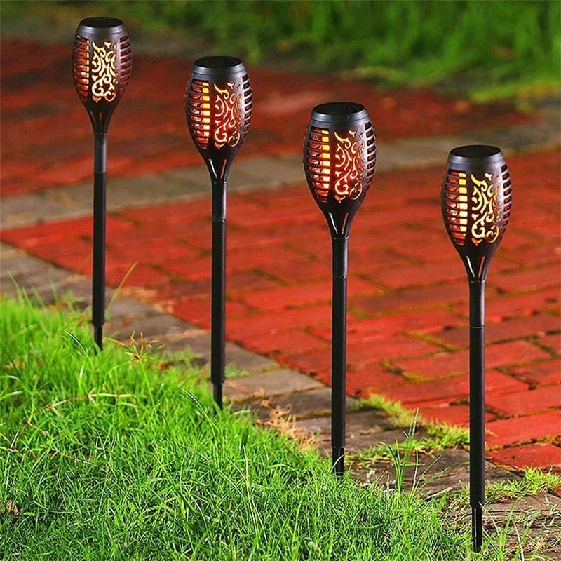 Sunny Energy Solution Solar Fire Light with flame effect for your Garden night view - HM823