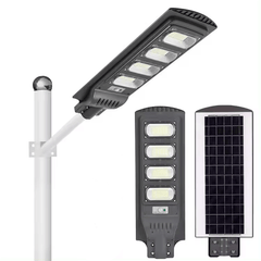 Sunny Energy Solution Solar Street Light 240W (4 Heads) for Streets, Farms, and Homes with remote