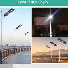 Sunny Energy Solution Solar Street Light 180W with 3 Heads for Brilliant Outdoor Illumination